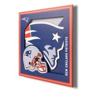 NFL New England Patriots 3D Logo Series
Wall Art - 12"x12"